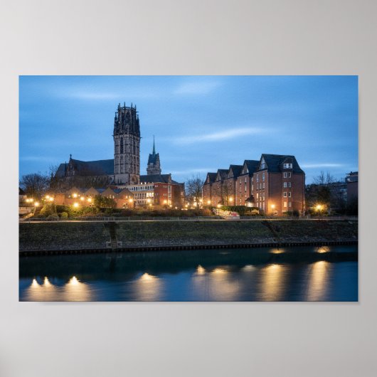 Salvatorkirche Duisburg Poster (Vorne)