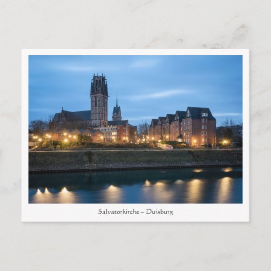 Salvatorkirche Duisburg Postkarte (Vorderseite)