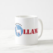 Salve-Lama-Tasse Kaffeetasse (VorderseiteRechts)