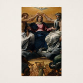 Salve Regina Latin Praetkarte (Rückseite)