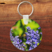Salvia mit Hummel Schlüsselanhänger (Vorderseite)