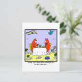 Salz: Cartoon Postkarte (Stehend Vorderseite)