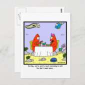 Salz: Cartoon Postkarte (Vorne/Hinten)