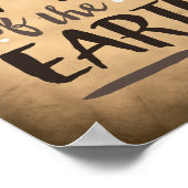 Salz der Erde, Bibelkunst, religiöses Geschenk Poster (Ecke)