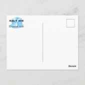 Salz-Eis-Aufkleber Postkarte (Rückseite)