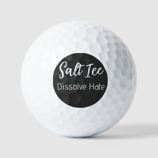 Salz-Eis-Golfbälle Golfball (Vorderseite)