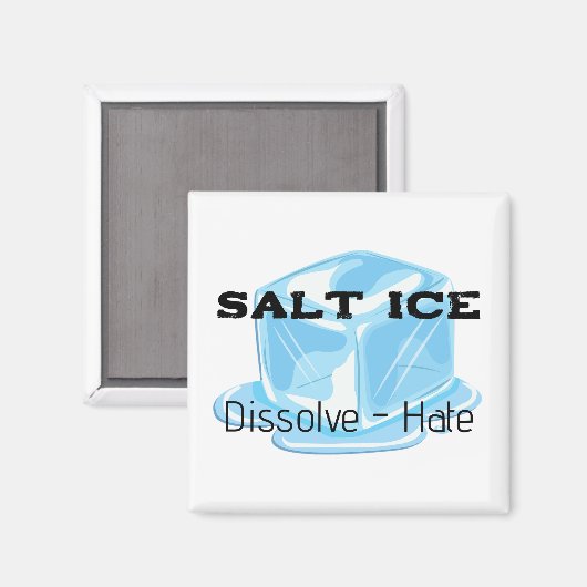 Salz-Eis-Magnet Magnet (Vorderseite/Rückseite)