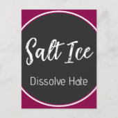 Salz-Eis-Postkarte Postkarte (Vorderseite)