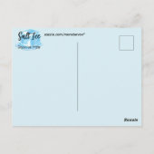 Salz-Eis-Postkarte Postkarte (Rückseite)
