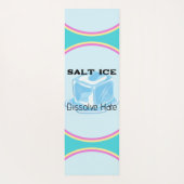 Salz-Eis-Yogamatte Yogamatte (Rückseite)