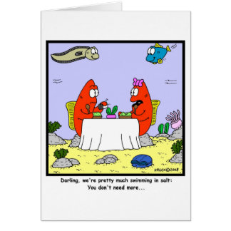 Salz: Fisch-Cartoon