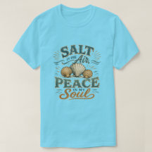 Salz in der Luft Muschel-T-Shirt