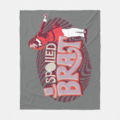 Salz in Veruca - verdorbener Brat Fleecedecke (Vorderseite)