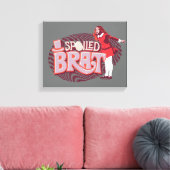 Salz in Veruca - verdorbener Brat Leinwanddruck (Insitu (Wohnzimmer))