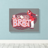 Salz in Veruca - verdorbener Brat Leinwanddruck (Insitu (Holzboden))