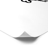 Salz Lake City utah Tempel einfach modern Poster (Ecke)