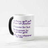 Salz, Lavendel, Rosemary und Liebe Movie Quote Tas Verwandlungstasse (Vorderseite Links)