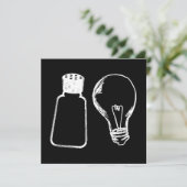 Salz & Licht sein Salz Bibel Verse Matthew 513-1 Einladung (Stehend Vorderseite)