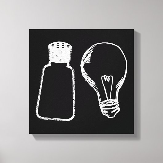 Salz & Licht sein Salz Bibel Verse Matthew 513-1 Leinwanddruck (Vorderseite)