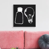 Salz & Licht sein Salz Bibel Verse Matthew 513-1 Leinwanddruck (Insitu (Wohnzimmer))