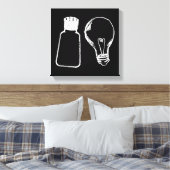 Salz & Licht sein Salz Bibel Verse Matthew 513-1 Leinwanddruck (Insitu (Schlafzimmer))