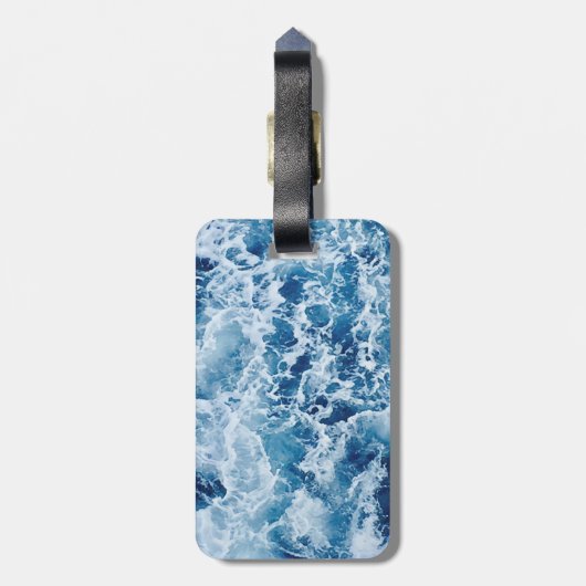 Salz-Meer u. Liebe Gepäckanhänger (Rückseite vertikal)