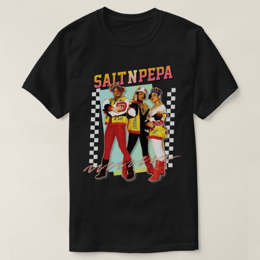 Salz N Pepa 80er Ästhetische Gestaltung 1 T-Shirt (Design vorne)