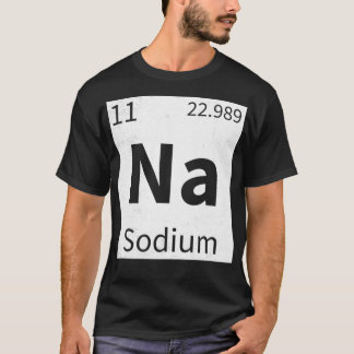 Salz NaCl Natriumchlorid Matching Paares T-Shirt f