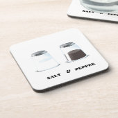 Salz & Pepper Getränkeuntersetzer (Linke Seite)