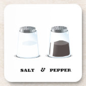 Salz & Pepper Getränkeuntersetzer (Vorderseite)