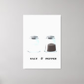 Salz & Pepper Leinwanddruck (Vorderseite)
