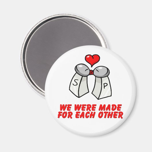 Salz & Pepper Magnet (Vorderseite/Rückseite)