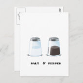 Salz & Pepper Postkarte (Vorne/Hinten)