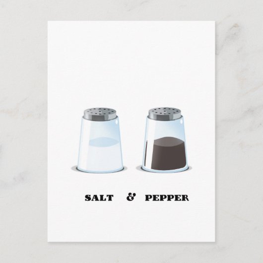 Salz & Pepper Postkarte (Vorderseite)