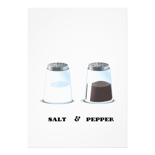 Salz & Pfeffer Fotodruck (Vorne)
