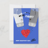 Salz & Pfeffer Klasse Valentinstag Karte (Vorderseite)