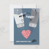 Salz & Pfeffer Klasse Valentinstag Karte (Vorderseite)
