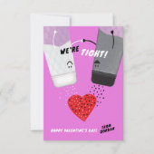 Salz & Pfeffer Klasse Valentinstag Karte (Vorderseite)