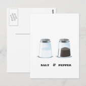 Salz & Pfeffer Postkarte (Vorne/Hinten)