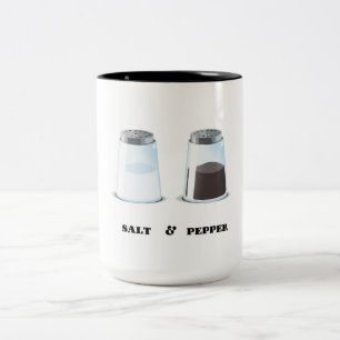 Salz & Pfeffer Zweifarbige Tasse