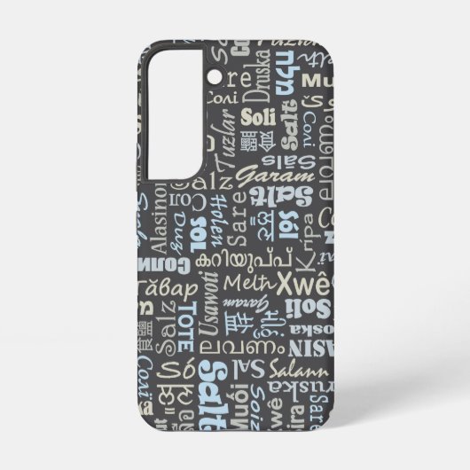 Salz Samsung Galaxy Hülle (Rückseite)