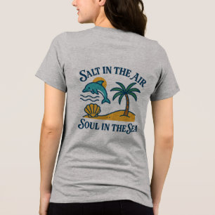 Salz & Soul Dolphin Tri-Blend Shirt