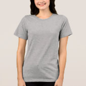 Salz & Soul Dolphin Tri-Blend Shirt (Vorderseite)