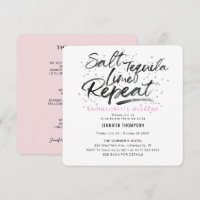 Salz Tequila Limon Repeat Junggeselinnen-Abschied
