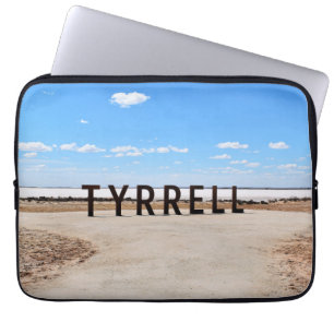 Salz und Himmel am Lake Tyrrell Australien Laptopschutzhülle