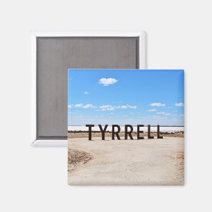 Salz und Himmel am Lake Tyrrell Australien Magnet