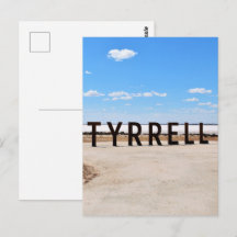 Salz und Himmel am Lake Tyrrell Australien