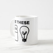 Salz und leicht christlicher Mug oder Reiseumarmun Kaffeetasse (Vorderseite Links)