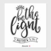 Salz und leicht sein aufkleber (Blatt)