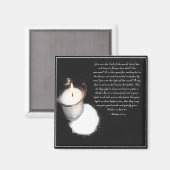 Salz und leichte Schrift Magnet (Vorderseite/Rückseite)